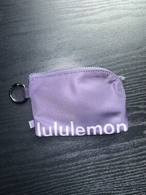 lululemon athletica Lavender Purple Key & Card Holder Pouch